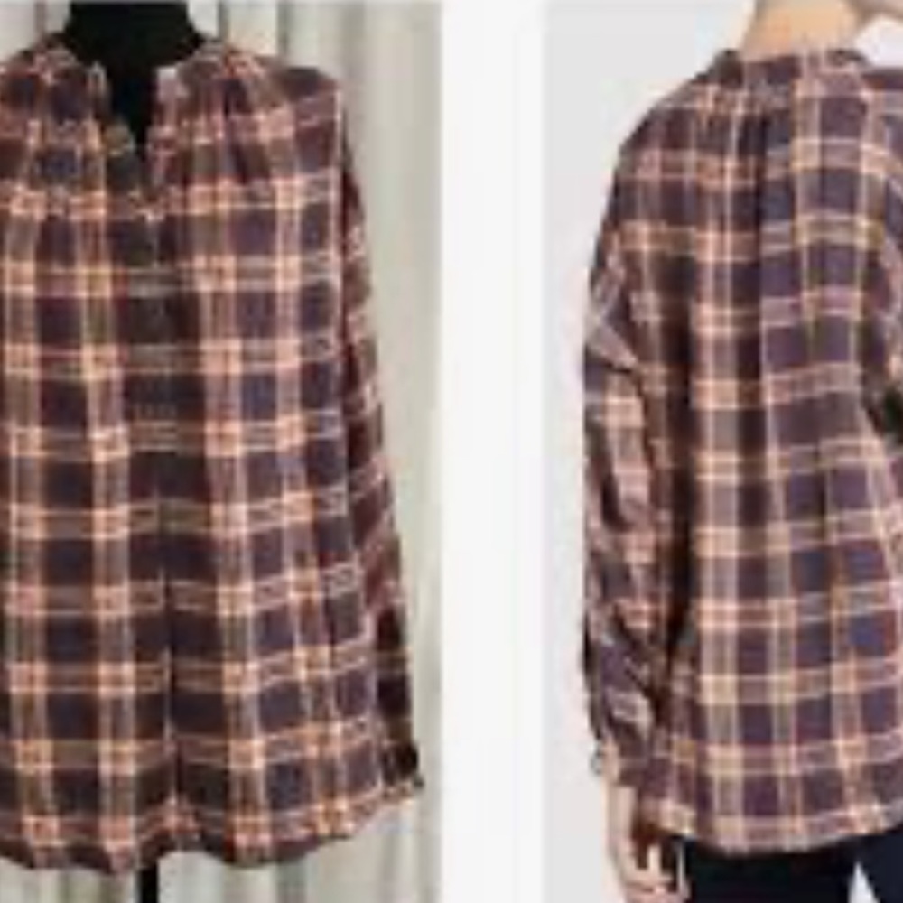 Free People Dark Red “Northern Bound” Pullover Style Oversized Cabin-Core Tunic - Picture 4 of 6